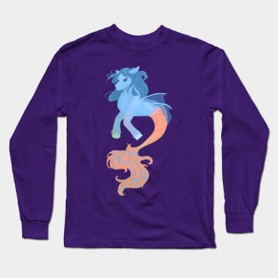 Coral Hippocampus Long Sleeve T-Shirt